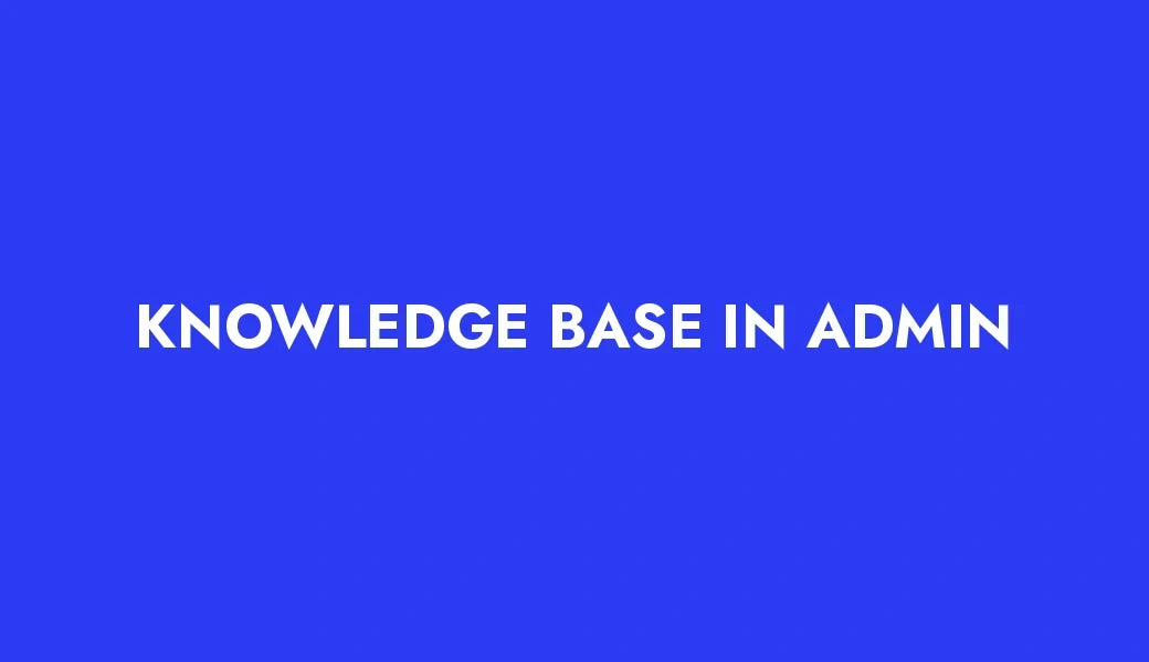 Shopify Knowledge Base facts page in the admin