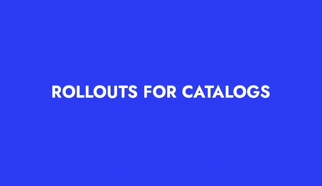 Scheduling a Shopify catalog price change with Rollouts